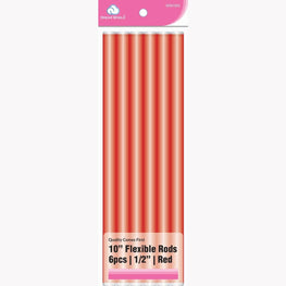 Brittny Rod Flex 10 Red 6Ct - 0.5